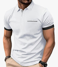 Load image into Gallery viewer, Plaid Polo Button T Shirt
