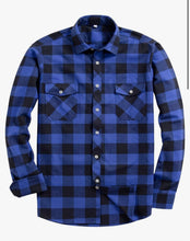 Load image into Gallery viewer, Plaid Flannel Button Down
